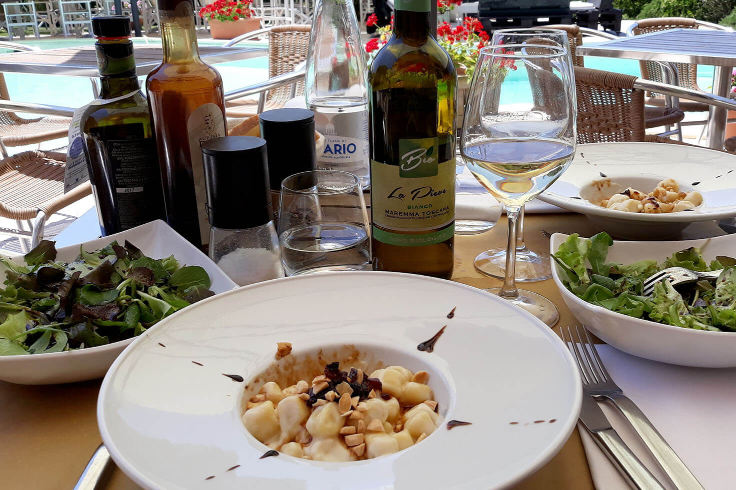 food with balsamic vinegar